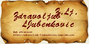 Zdravoljub LJubenković vizit kartica